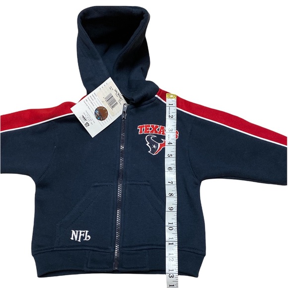 Houston Texans Jacket Baby 18 Months Toddler Unisex Navy Zip Up NFL Hoodie New - Picture 4 of 14
